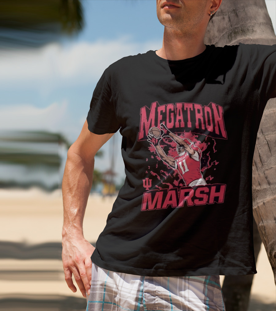Megatron Marsh Indiana Hoosiers No 11 Football T-Shirt