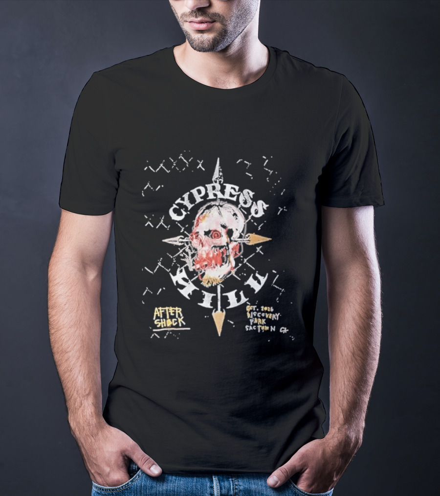Cypress Hill Aftershock Festival October 2 2026 Discovery Park Sacramento CA T-Shirt