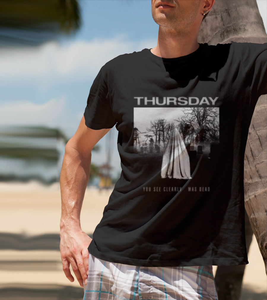 Thursday Store Common Graves New Jersey Emo Band 2002 T-Shirt