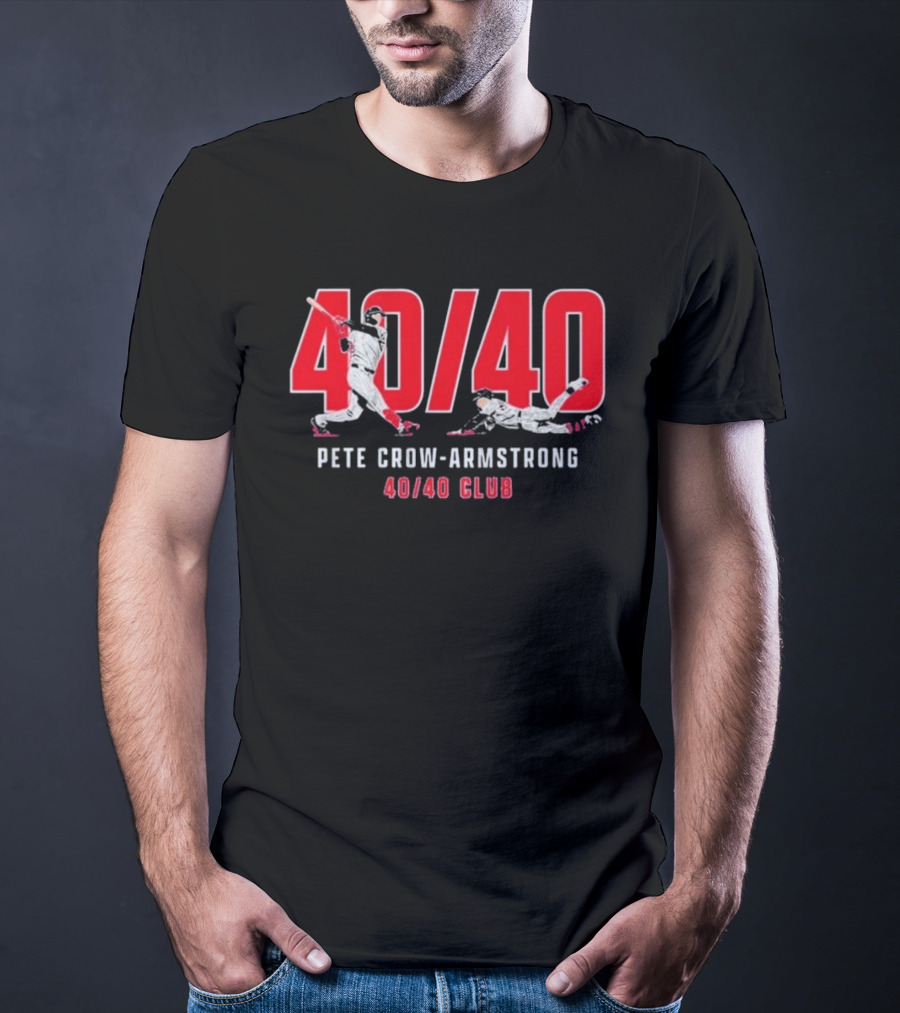 Pete Crow Armstrong 40 40 Club Baseball T-Shirt