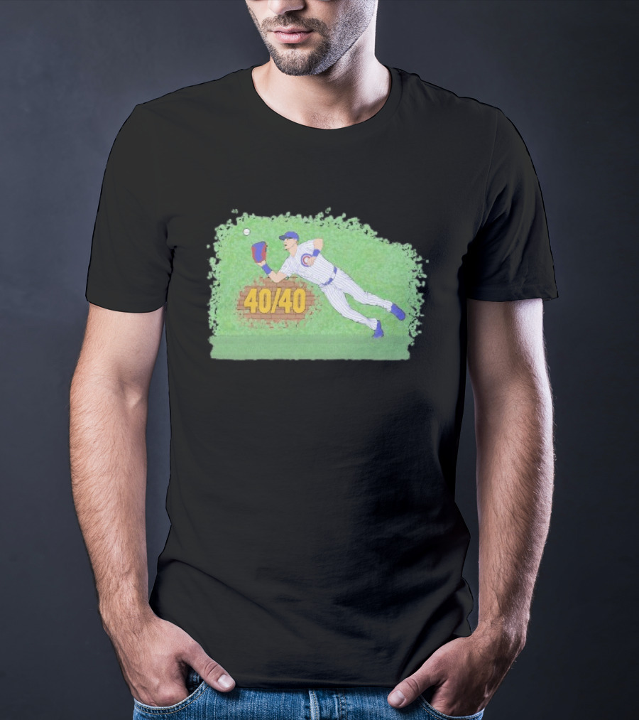 Pete Crow Armstrong 40 40 Chicago Cubs Diving Catch T-Shirt