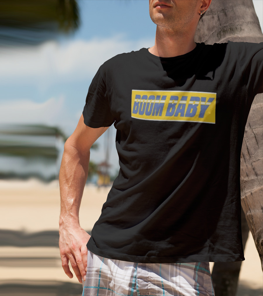 Reggie Miller Boom Baby Indiana Pacers Basketball Phrase T-Shirt