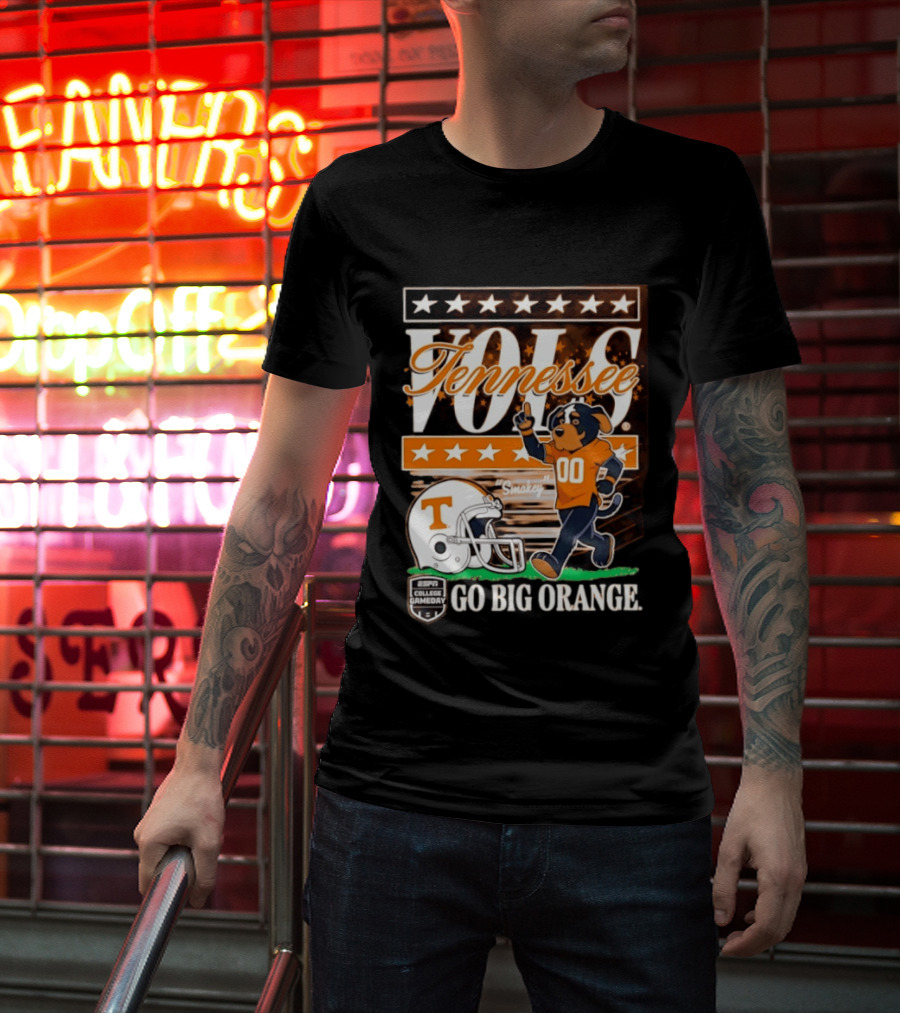 Tennessee Vols Smokey Go Big Orange ESPN College Gameday T-Shirt