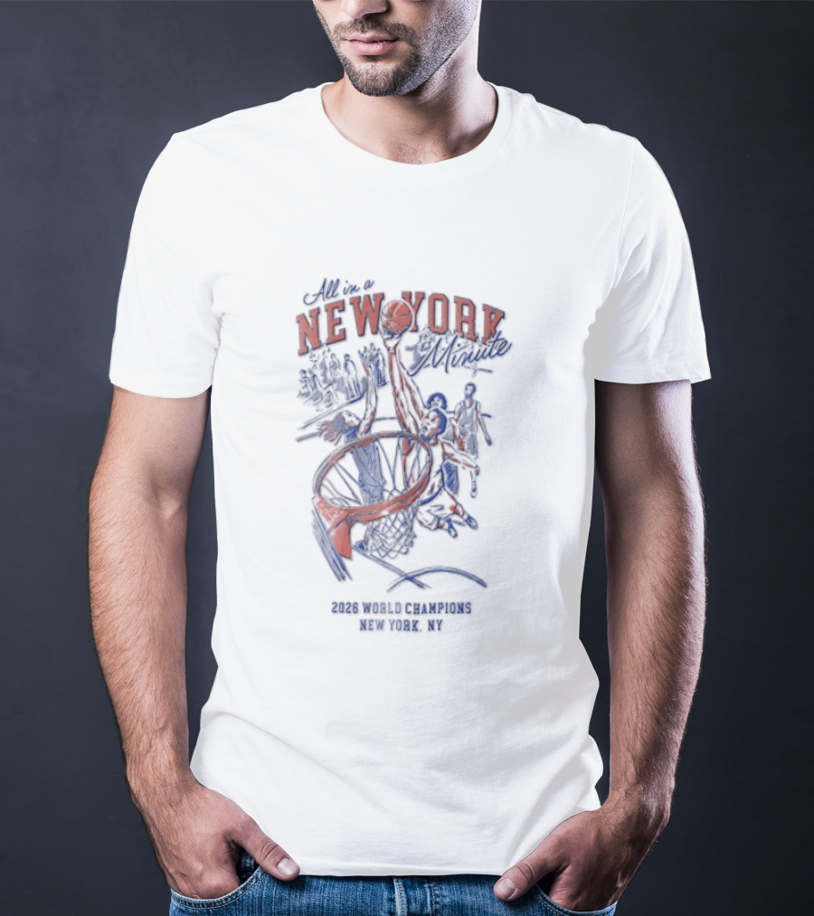New York Knicks Slam Dunk Basketball Championships NYC 2026 T-Shirt