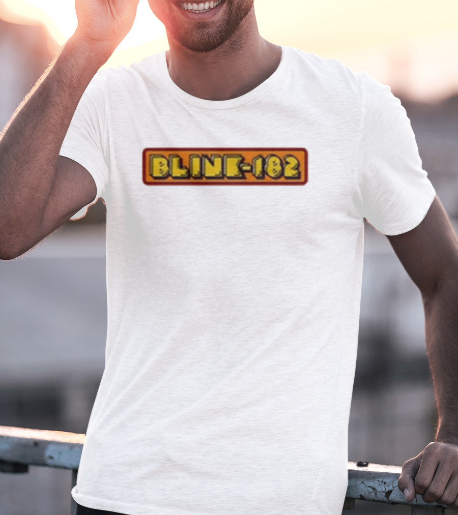 Pac Man Arcade Crossover With Blink 182 T-Shirt