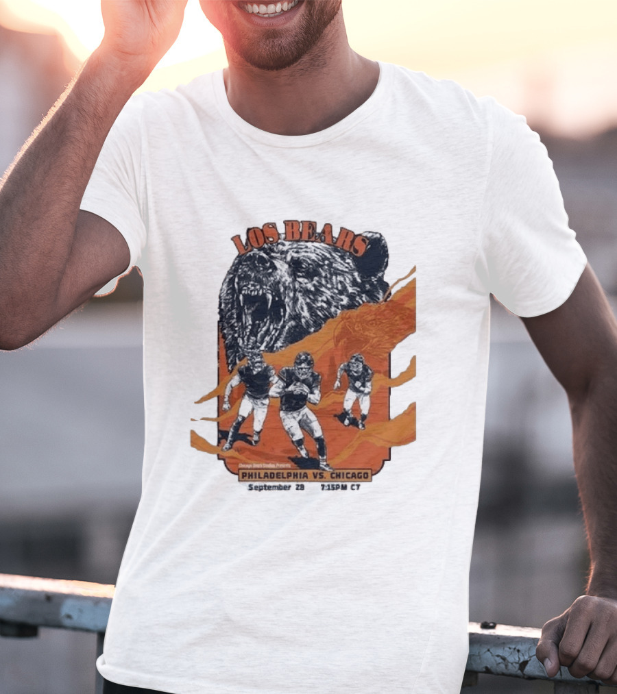 Philadelphia Eagles Vs Chicago Los Bears September 28 2026 Soldier Field Week 3 1:15 PM T-Shirt