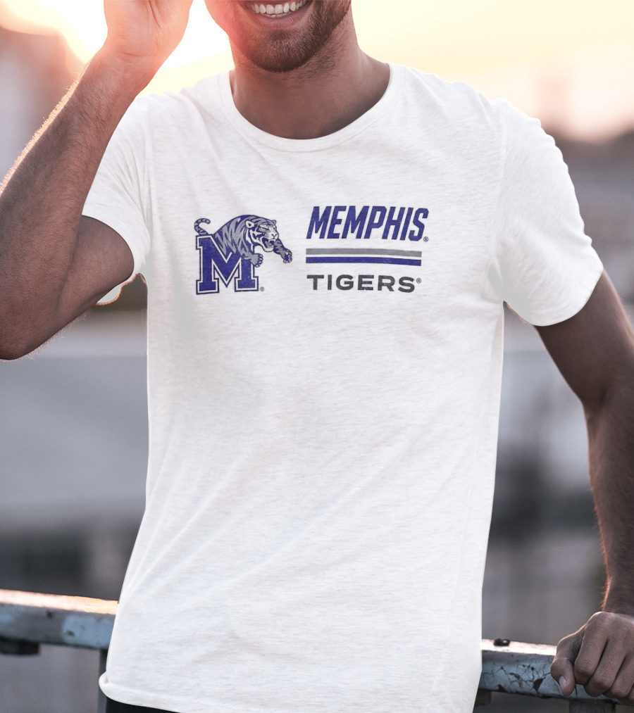Tatum Bittick Memphis Tigers M Logo Football Basketball Fan T-Shirt