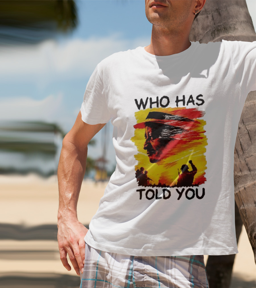 Edwin Sifuna Wears Raila Odinga's Who Has Told You T-Shirt