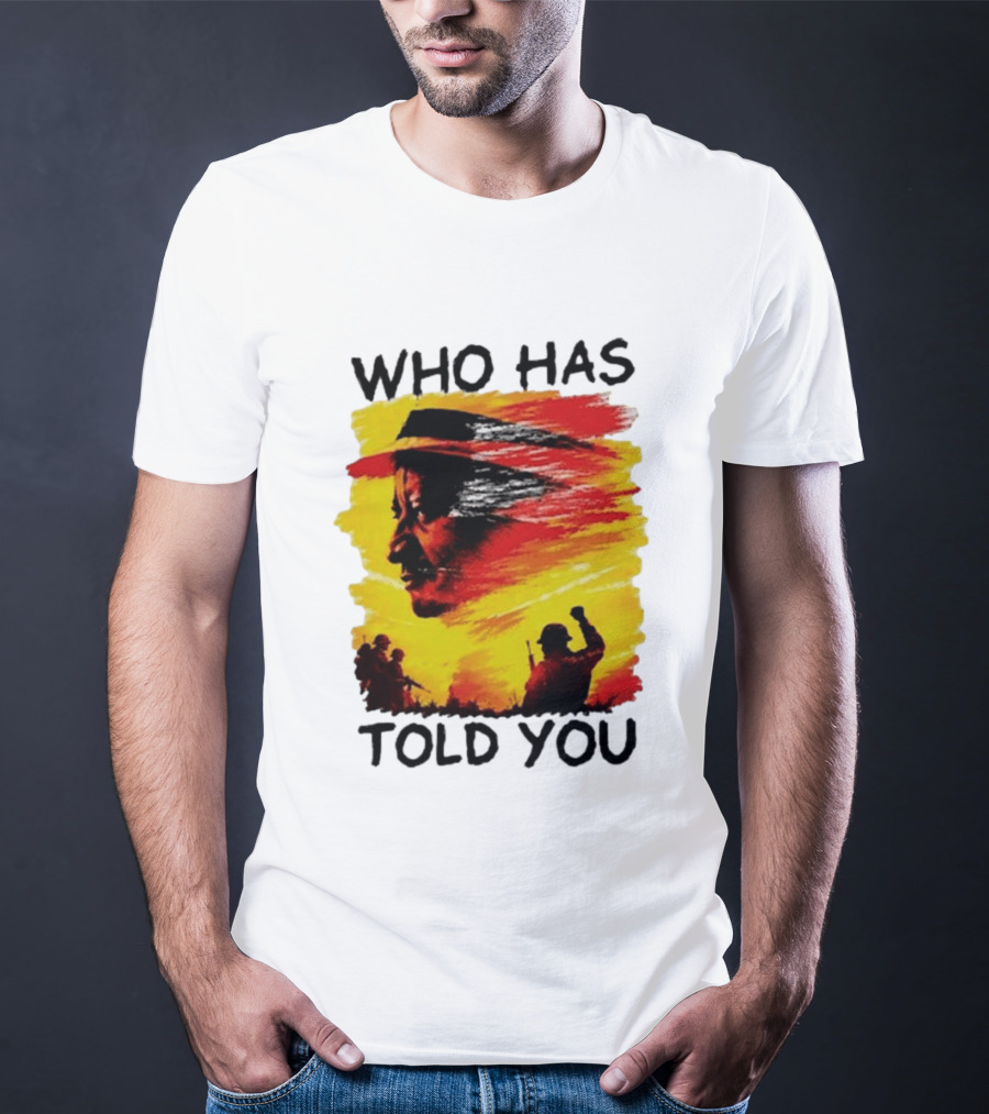 Edwin Sifuna Wears Raila Odinga's Who Has Told You T-Shirt