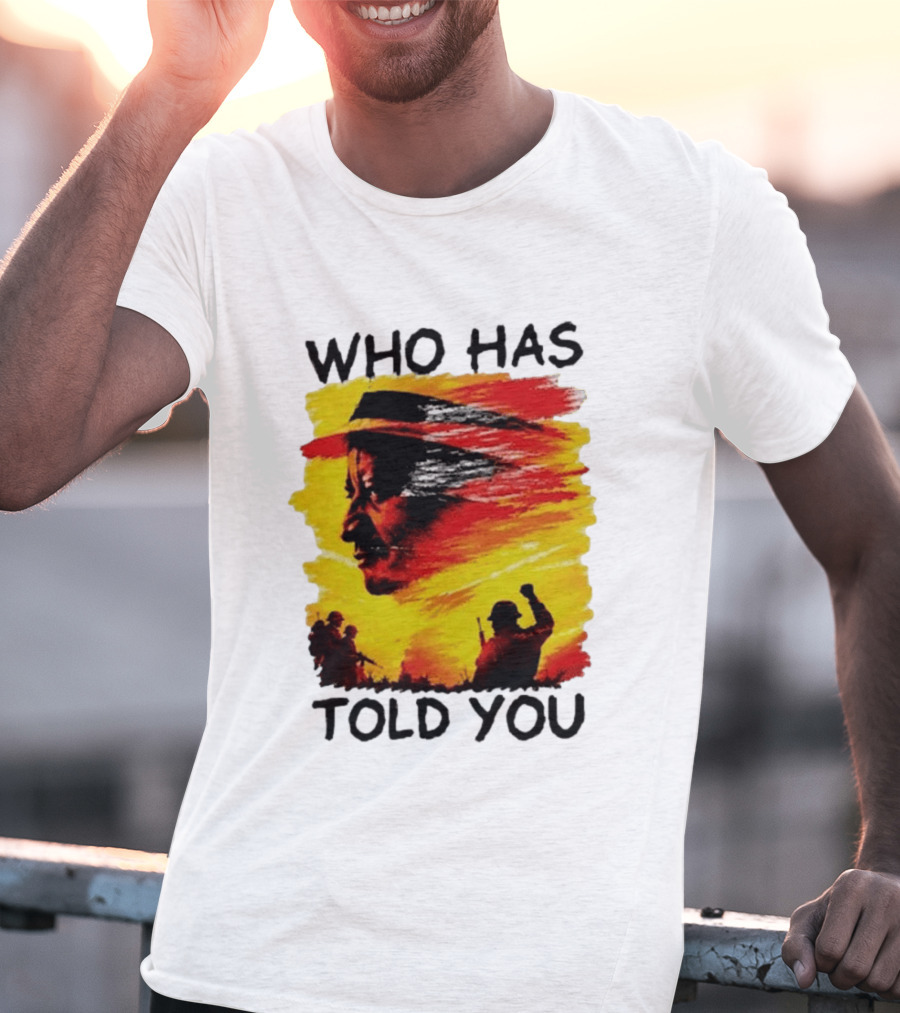 Edwin Sifuna Wears Raila Odinga's Who Has Told You T-Shirt