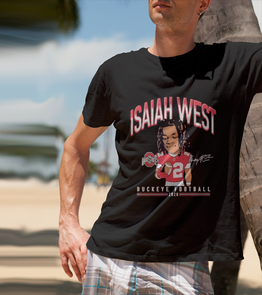 2026 Ohio State Buckeyes Isaiah West Buckeye Football T-Shirt