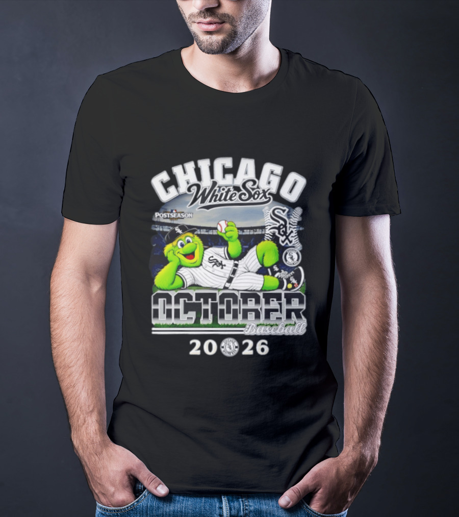 Chicago White Sox Southpaw Mascot 2026 MLB Postseason October Baseball T-Shirt
