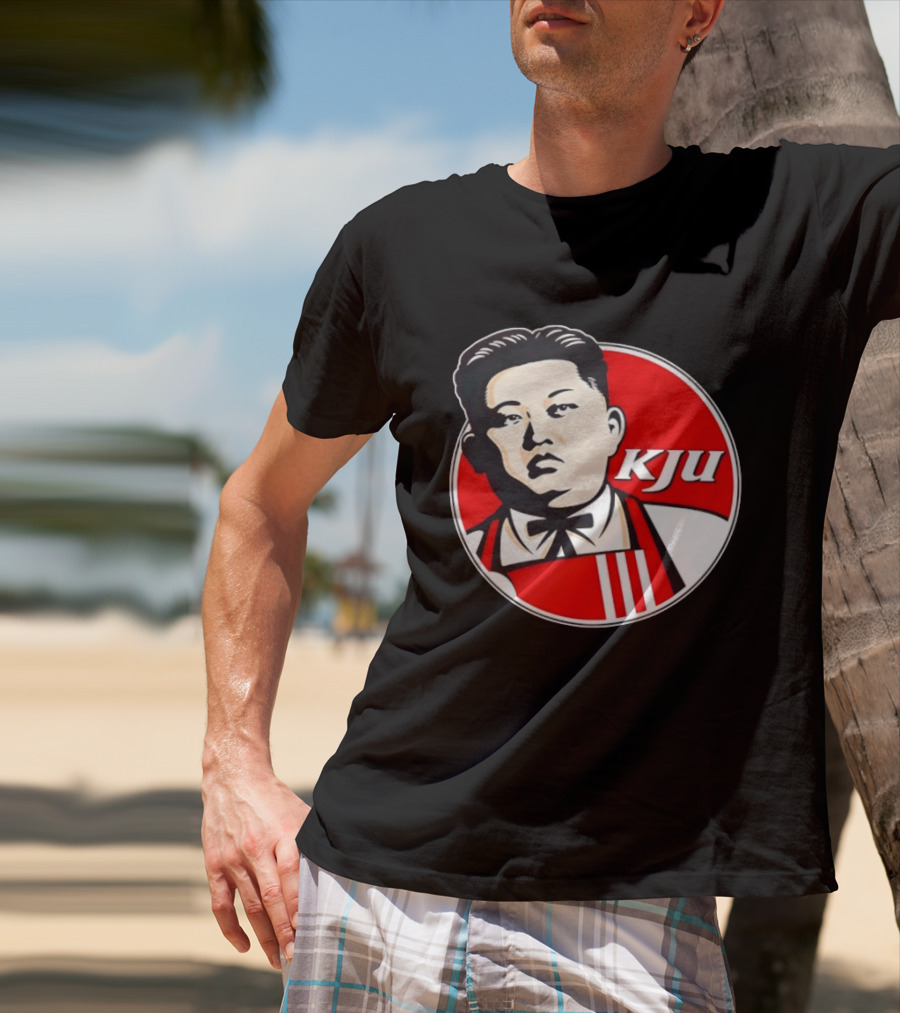 KJU Parody Red Circle Colonel Inspired It's Not KFC T-Shirt