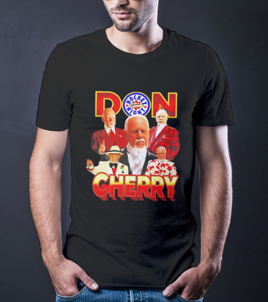 Hockey Night Don Cherry Boston Bruins Bootleg T-Shirt