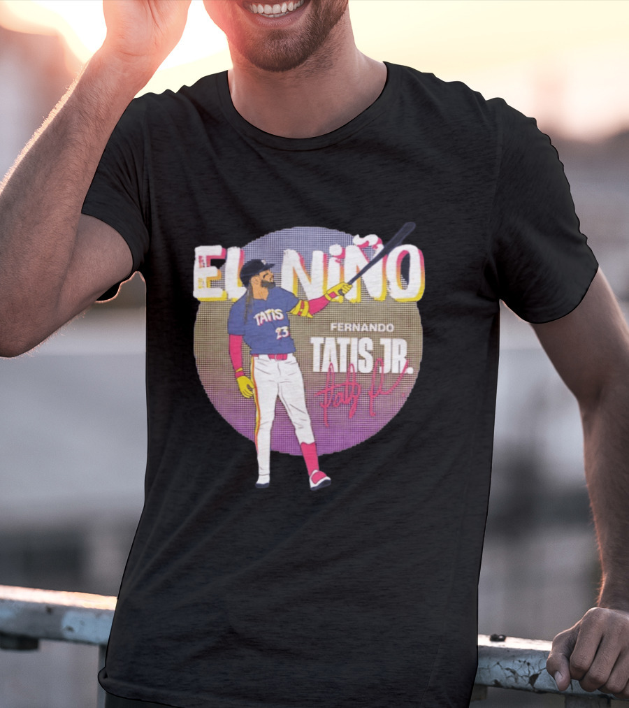 Fernando Tatis Jr. El Niño San Diego Padres Batting T-Shirt