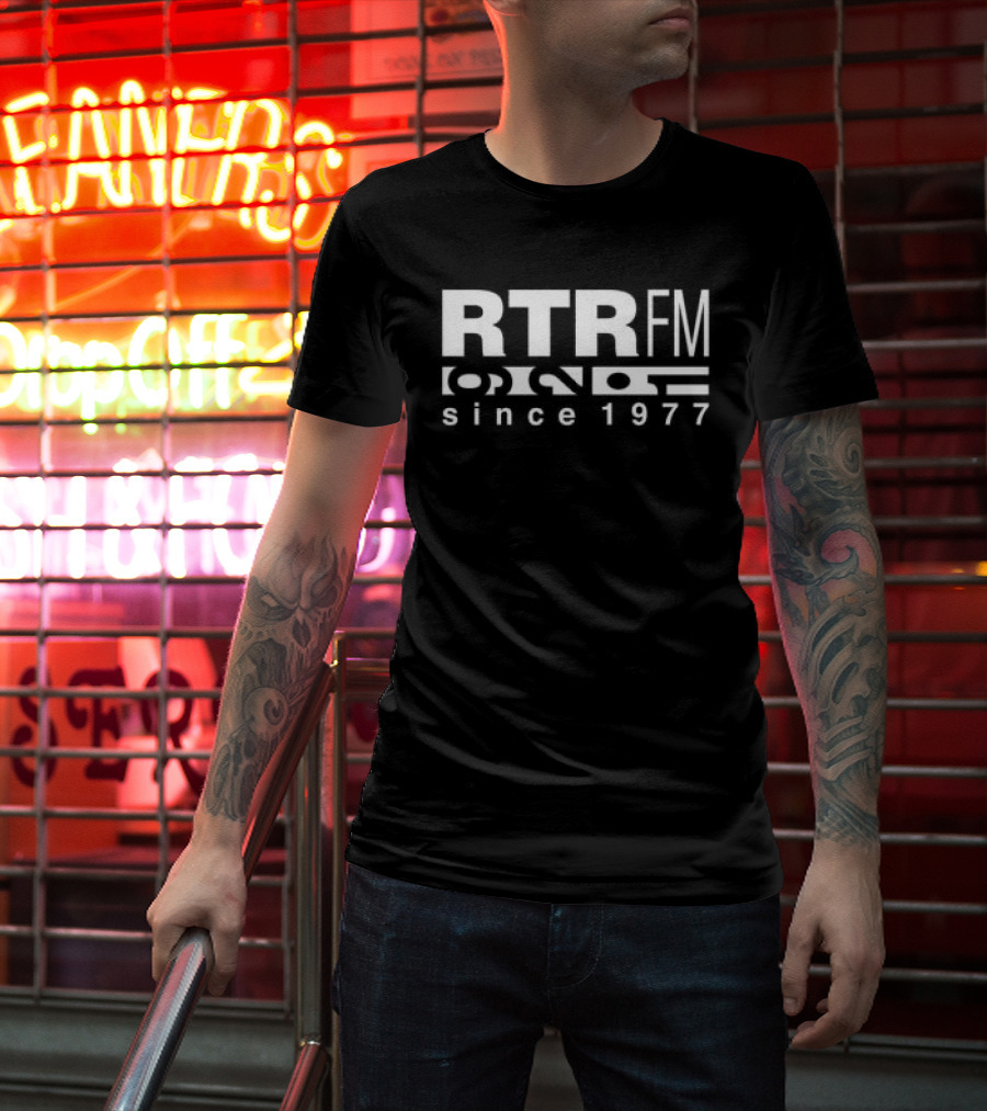 RTRFM Store Since 1977 Faded Black Cap T-Shirt