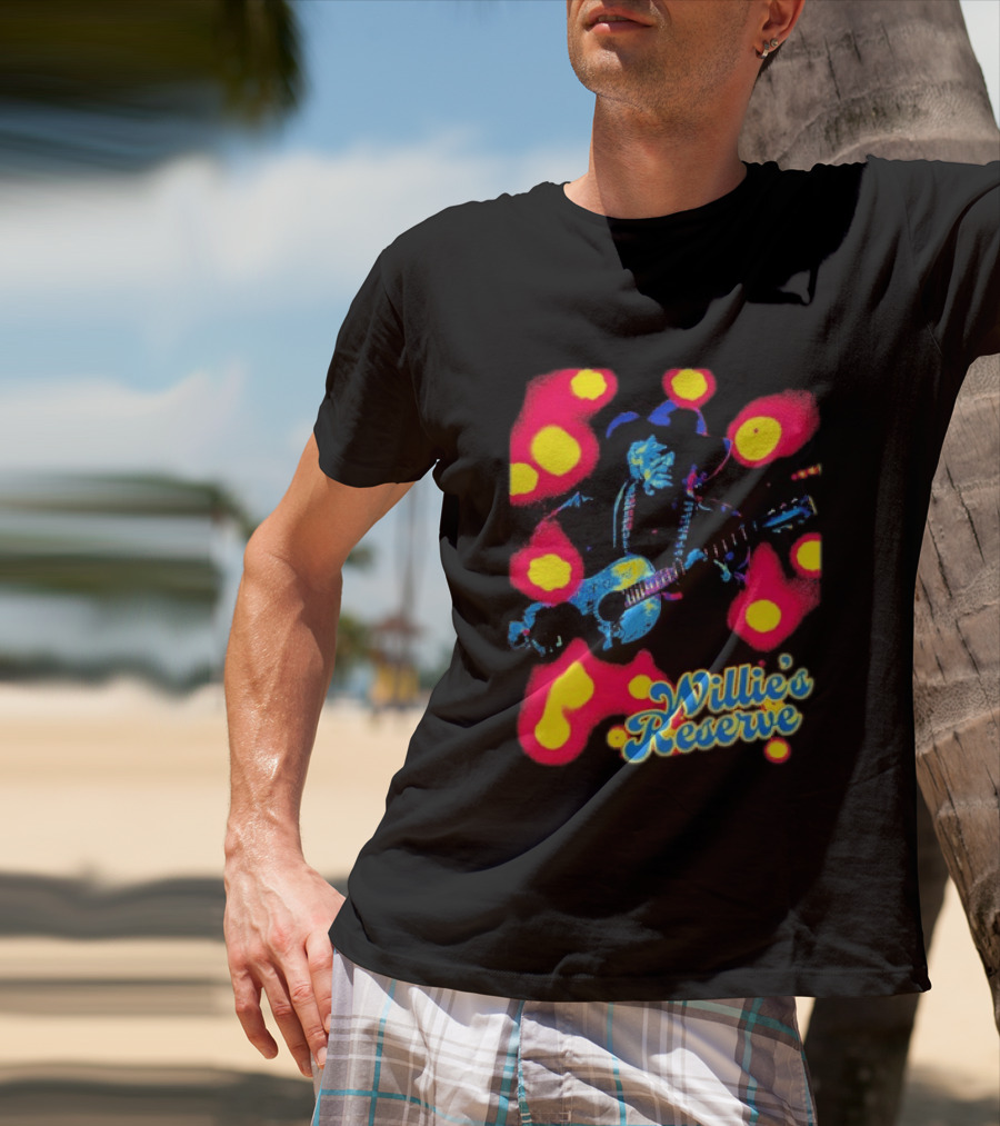 Willie's Nelson Reserve Psychedelic Country Music Legend T-Shirt