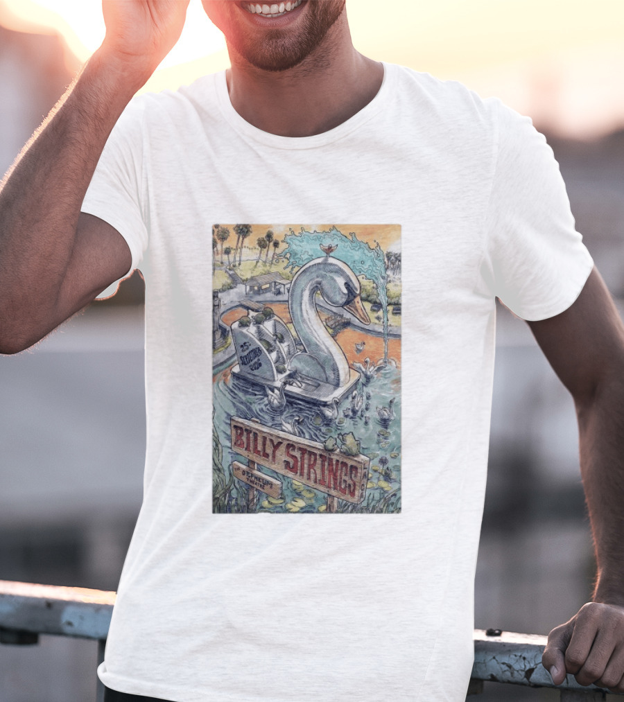 Billy Strings September 25 2026 Orpheum Theatre Los Angeles Swan Boat T-Shirt