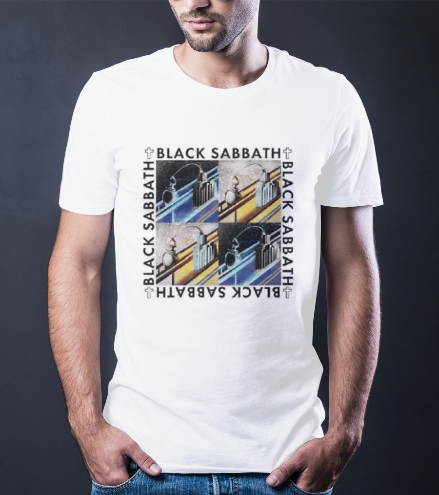 Black Sabbath Technical Ecstasy Raglan Blocks T-Shirt