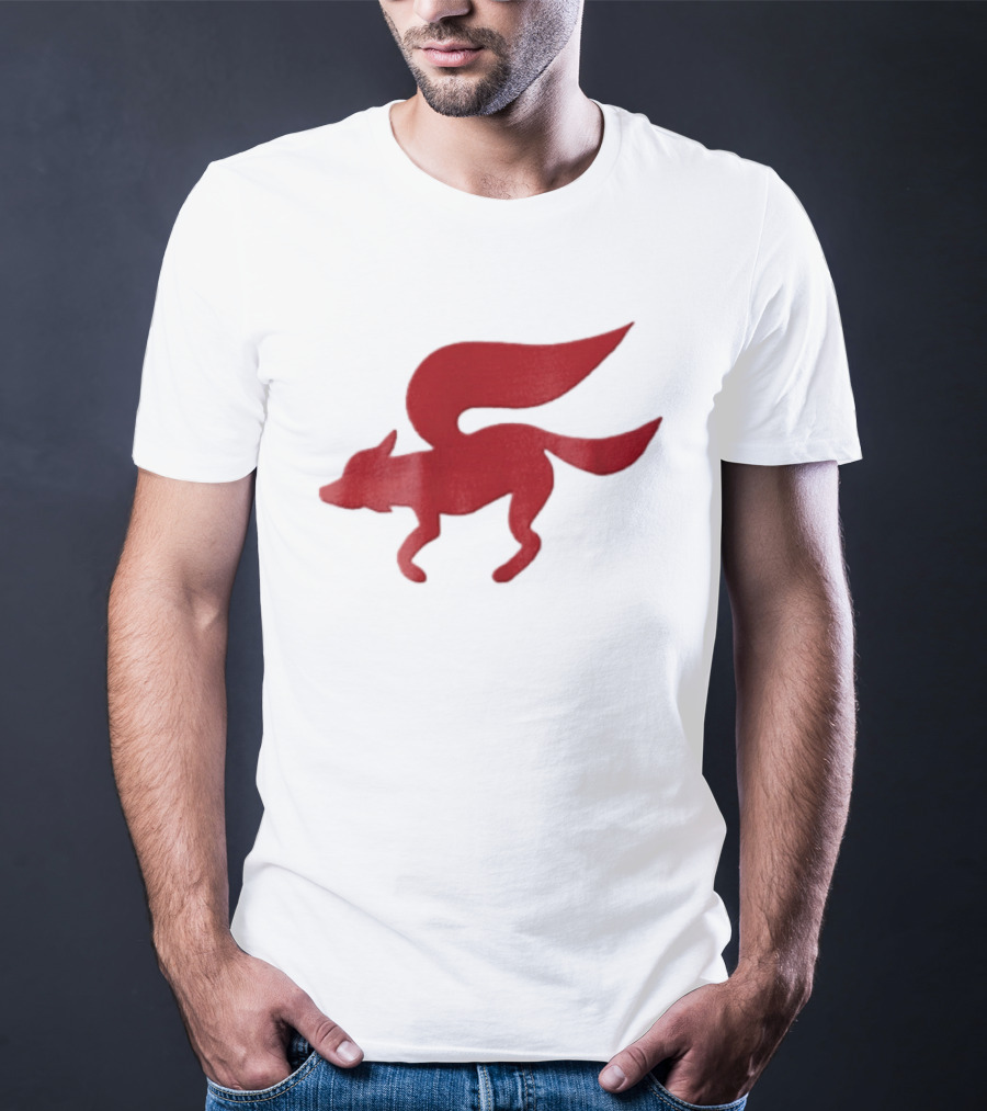 Flying Red Fox Tail Mythical Creature T-Shirt