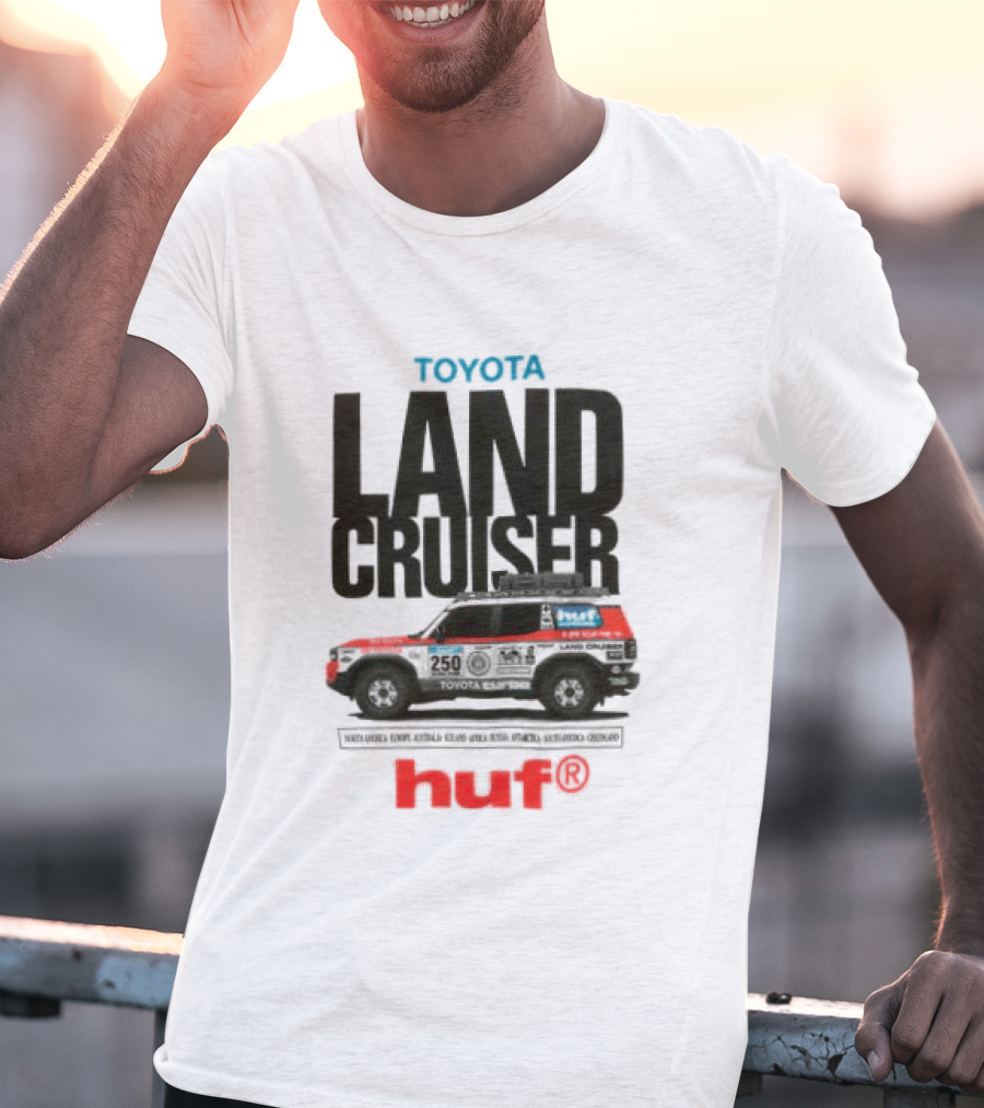 Huf X Toyota Land Cruiser Rally Huf Worldwide T-Shirt