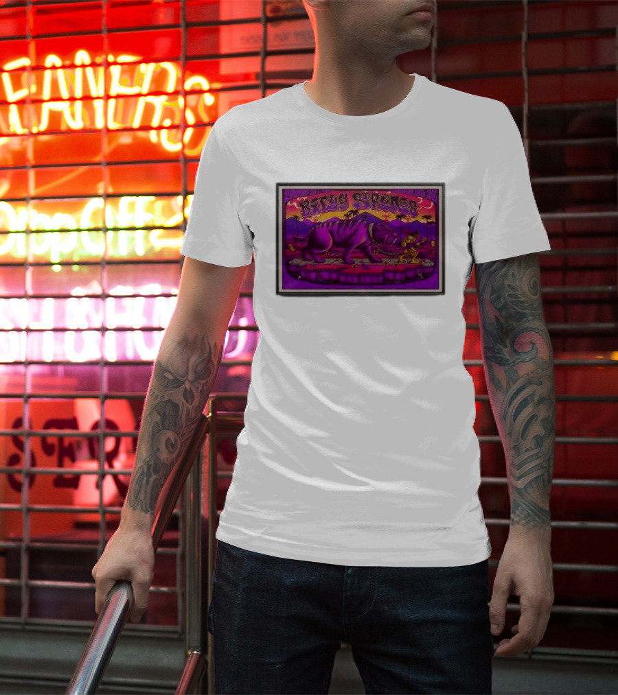 Billy Strings Tour 2026 Los Angeles Inglewood Purple Tiger T-Shirt