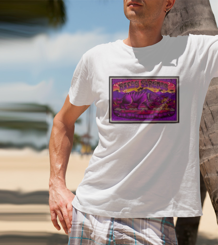 Billy Strings Tour 2026 Los Angeles Inglewood Purple Tiger T-Shirt