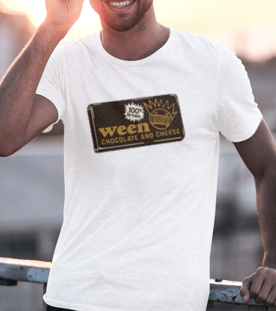 Ween Chocolate And Cheese 100% Brown T-Shirt