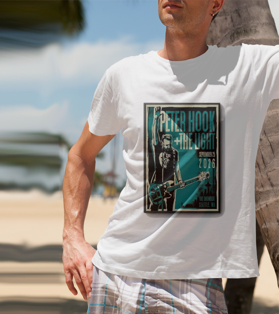 Peter Hook + The Light The Showbox Seattle WA September 25 2026 T-Shirt