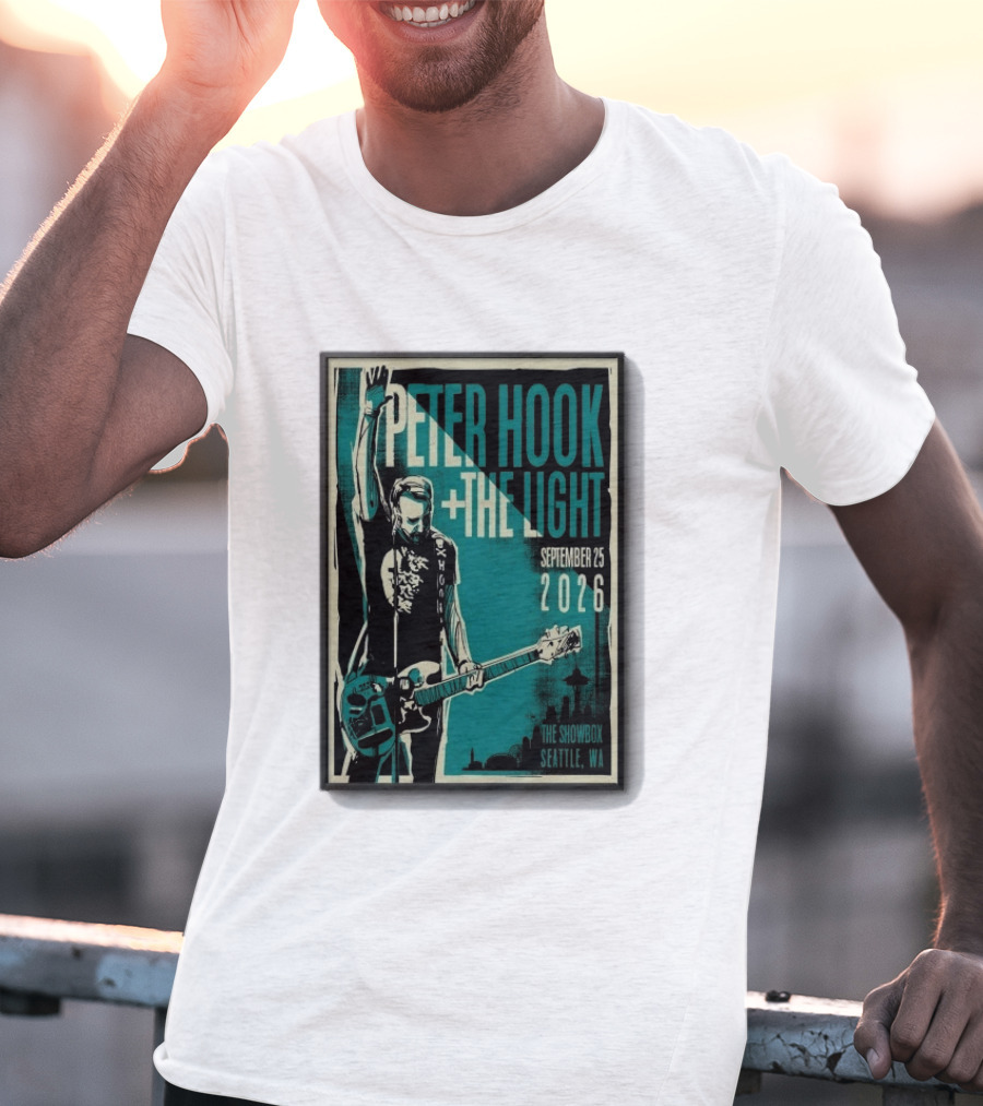 Peter Hook + The Light The Showbox Seattle WA September 25 2026 T-Shirt
