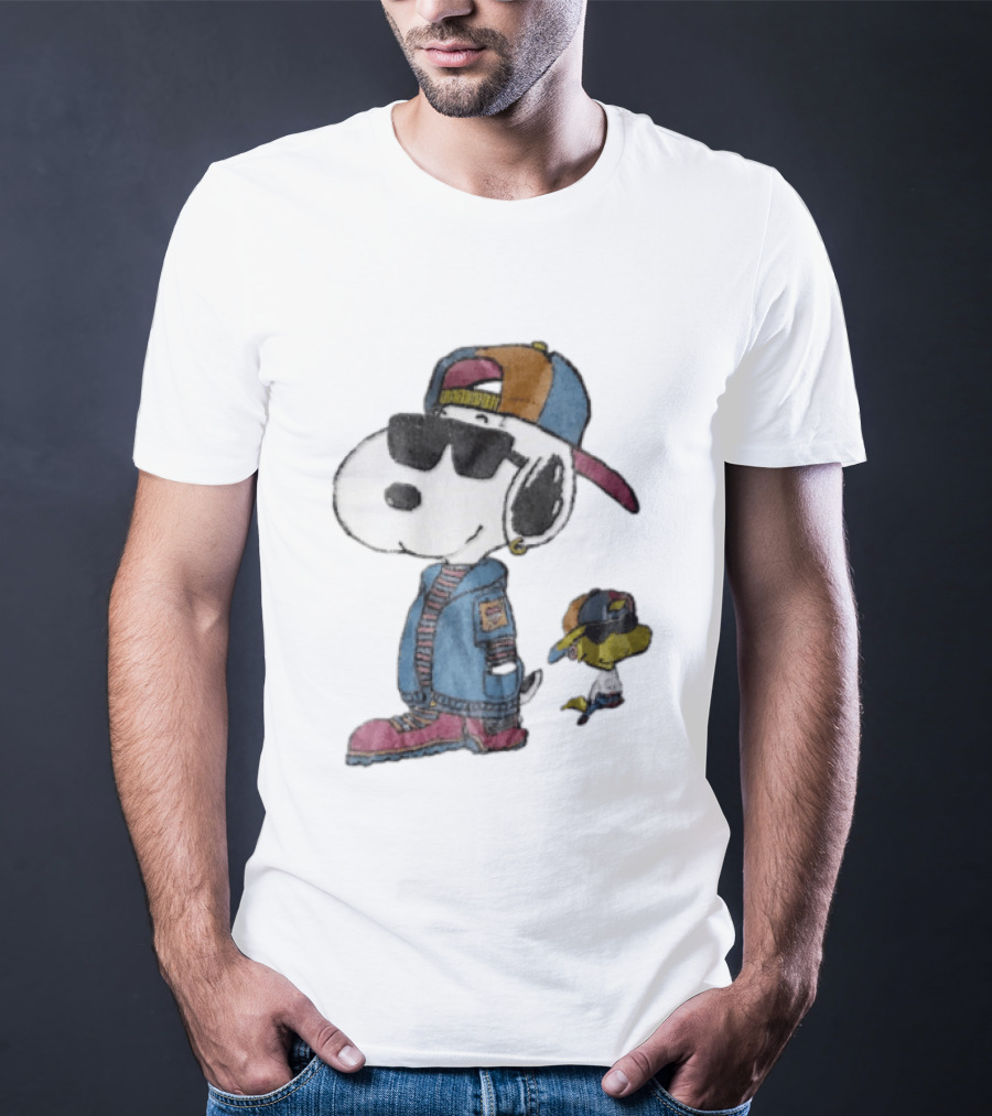 Snoopy Woodstock Cool Sunglasses Cap Jacket T-Shirt