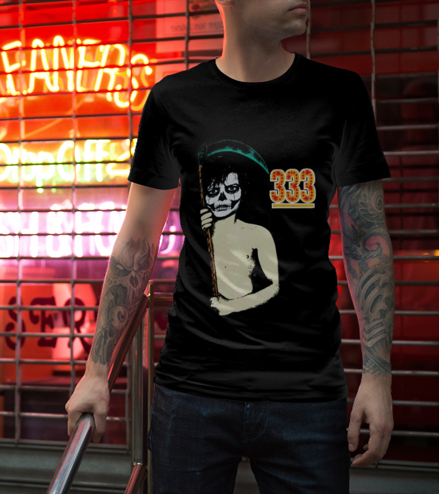 Half Evil Store 333 Skull Child T-Shirt