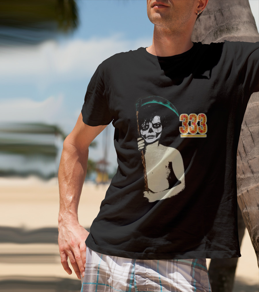 Half Evil Store 333 Skull Child T-Shirt