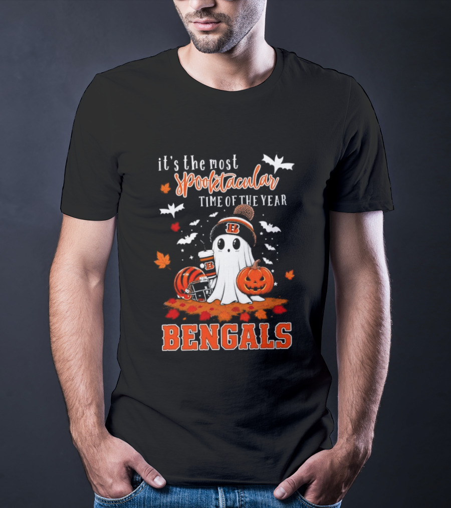 It's The Most Spooktacular Time Of The Year Bengals Halloween T-Shirt