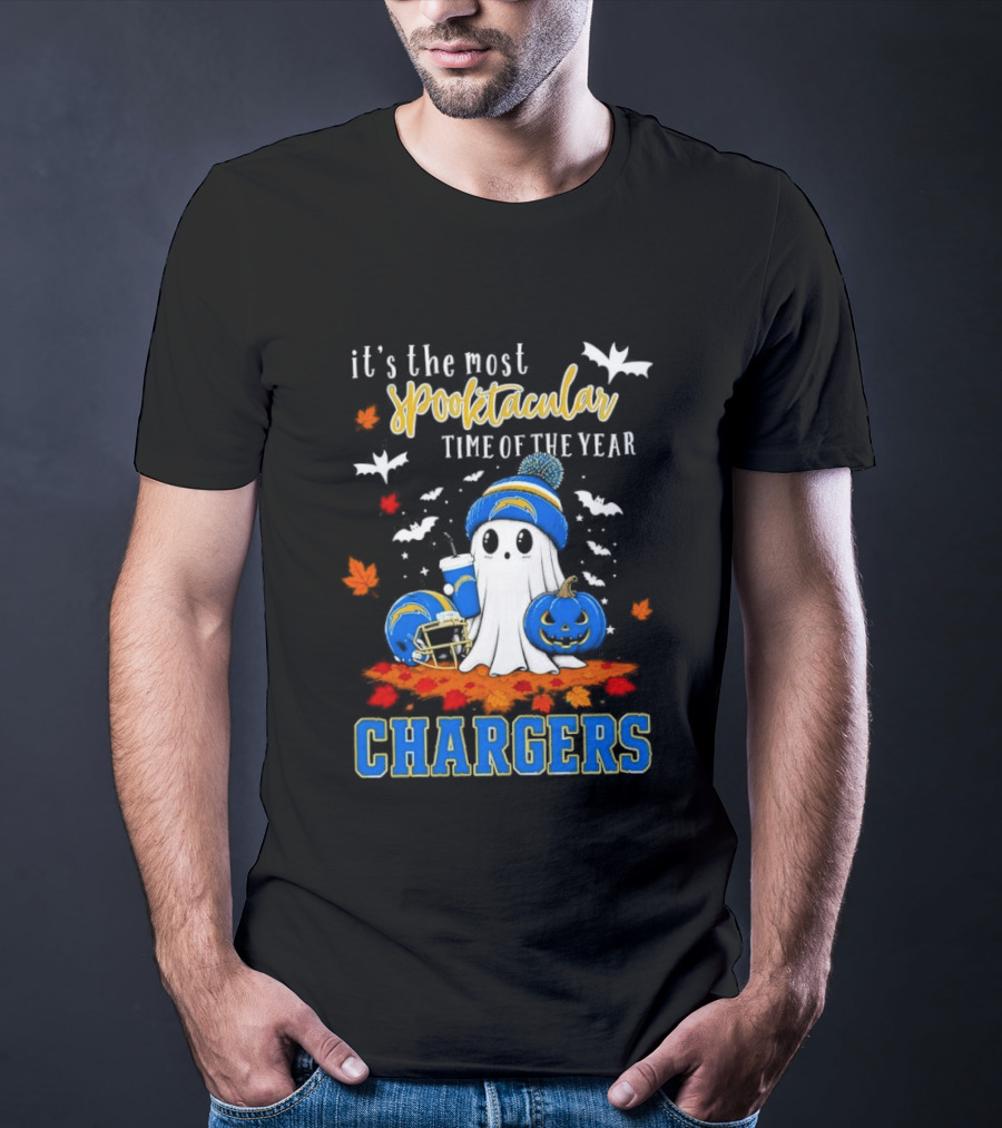 It's The Most Spooktacular Time Of The Year Los Angeles Chargers Halloween T-Shirt