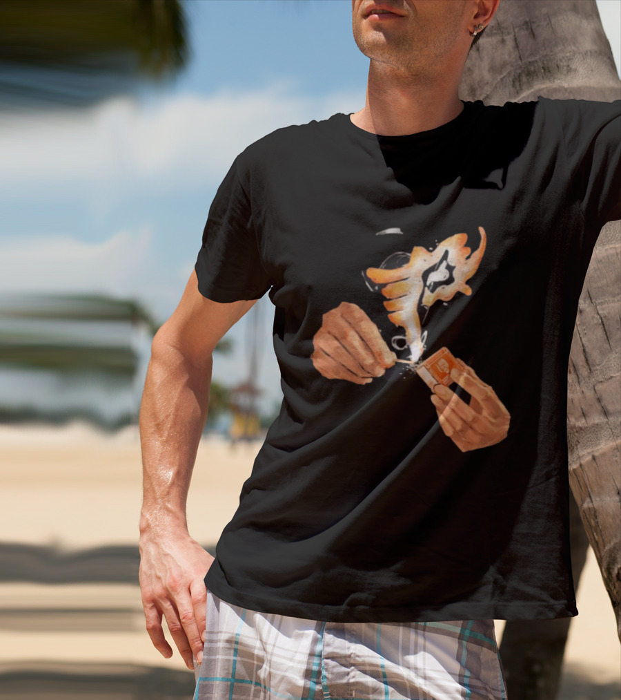 Strike And Ignite Phoenix Flare With Mystic Match Ignition T-Shirt