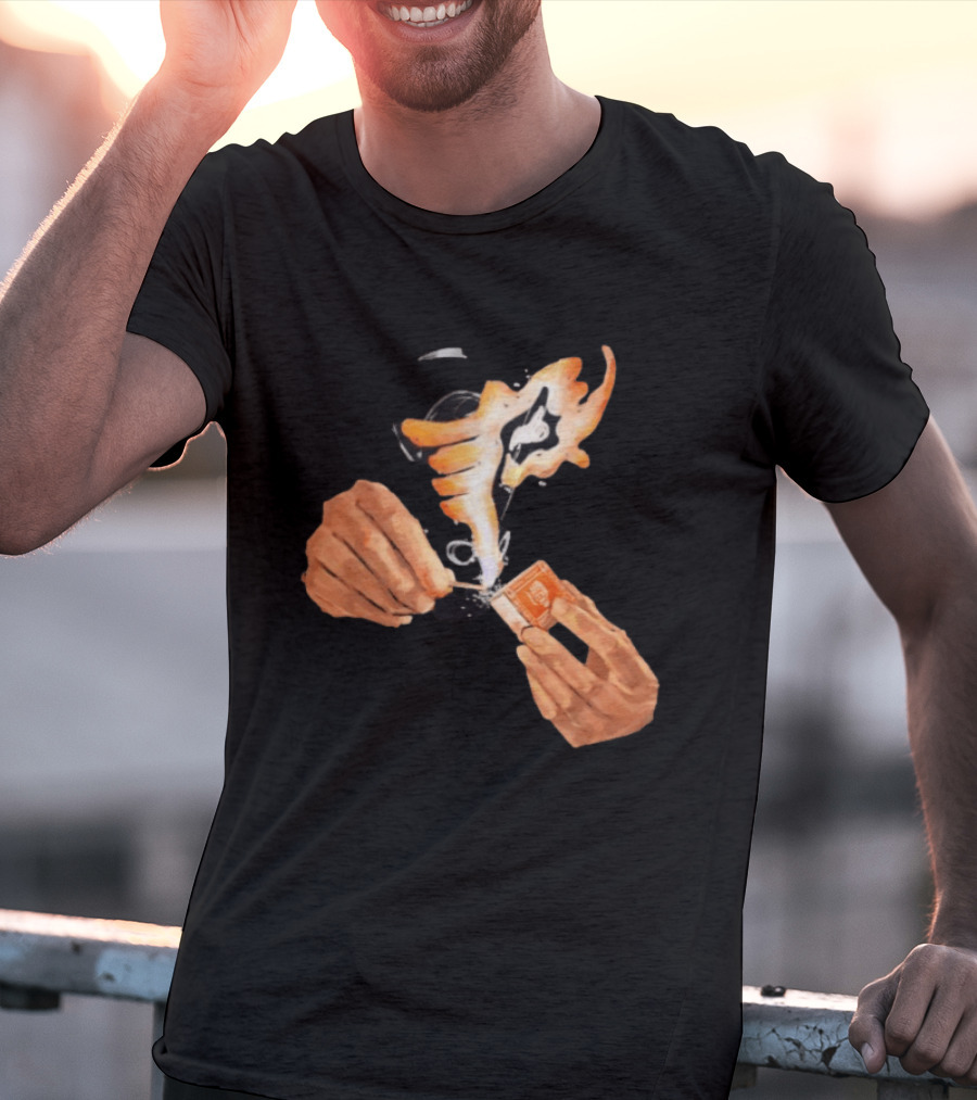 Strike And Ignite Phoenix Flare With Mystic Match Ignition T-Shirt