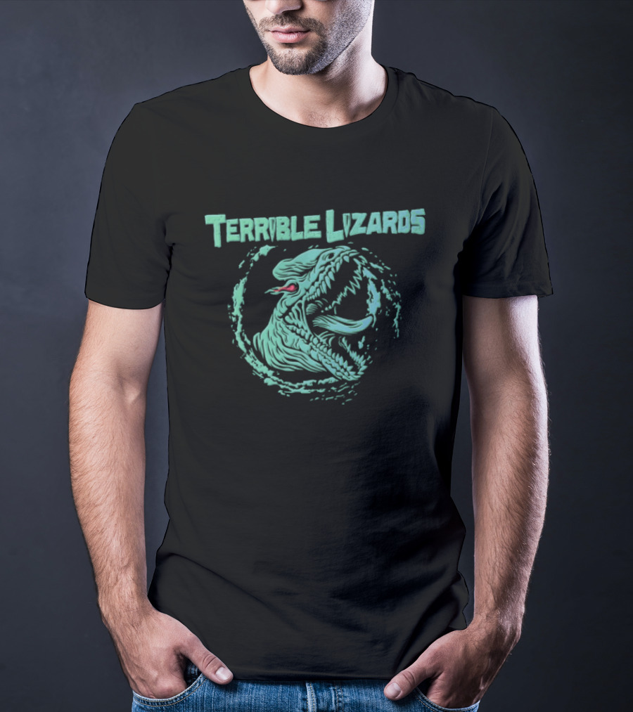 Terrible Lizards Dinosaur Rex Roaring T-Shirt