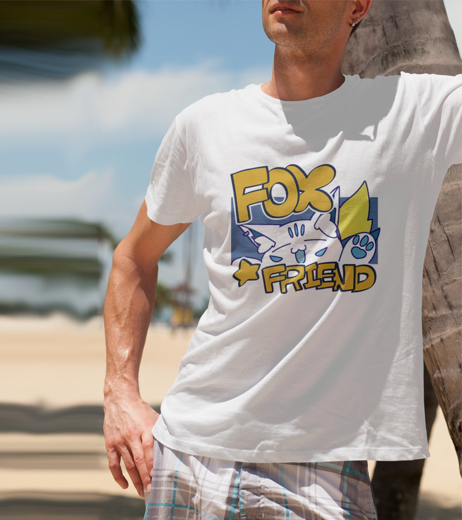 Shirakami Fubuki Fox Friend Anime Style Companion T-Shirt