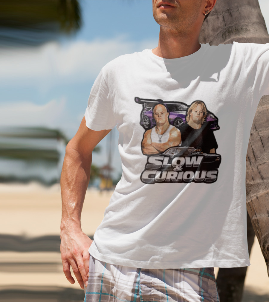 Slow & Curious Duo With Sports Cars And Menacing Muscle Cars T-Shirt