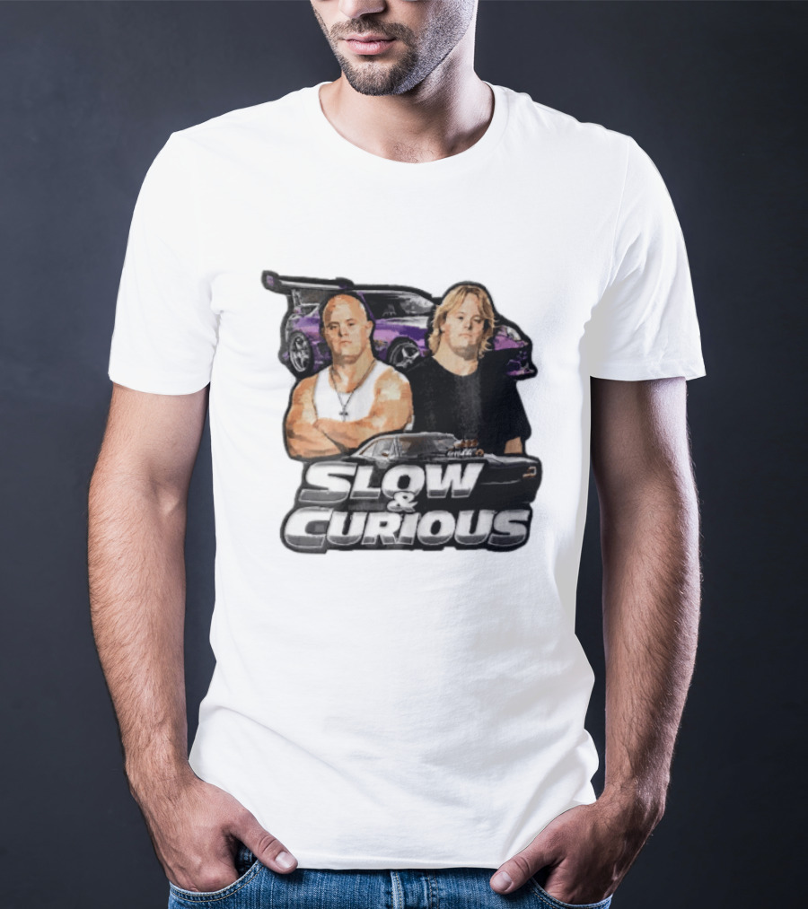 Slow & Curious Duo With Sports Cars And Menacing Muscle Cars T-Shirt