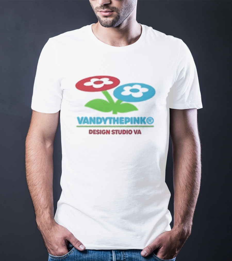 Vandythepink Two Flower Buckle Design Studio VA T-Shirt