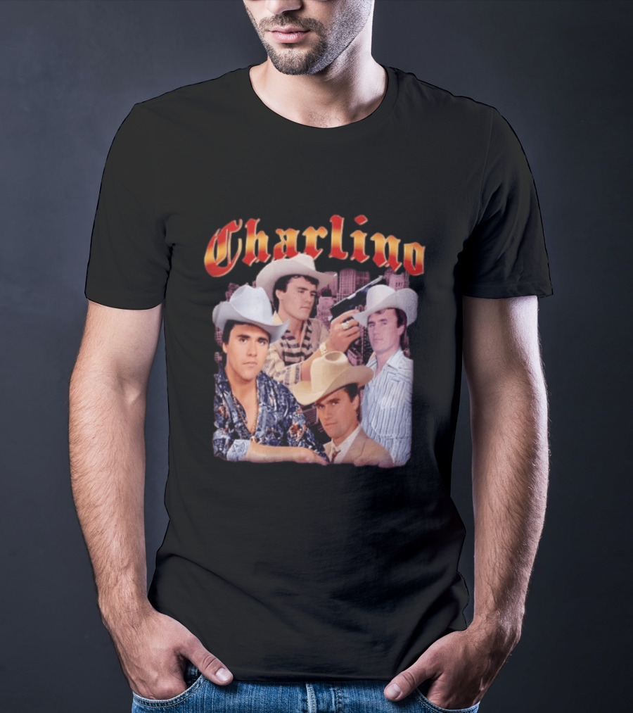 Charlino Sanchez Cowboy Tribute Collage T-Shirt