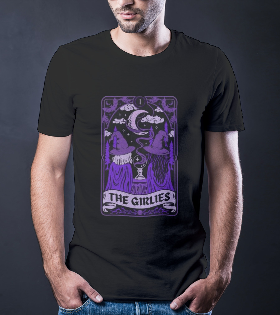 Witchy Tarot Card Style The Girlies Do We Know Them Moon Magic T-Shirt