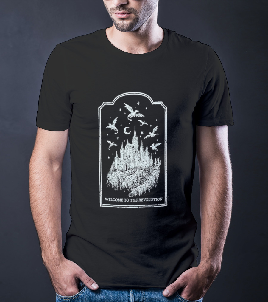 Fourth Wing Welcome To The Revolution Castle And Flying Beasts T-Shirt