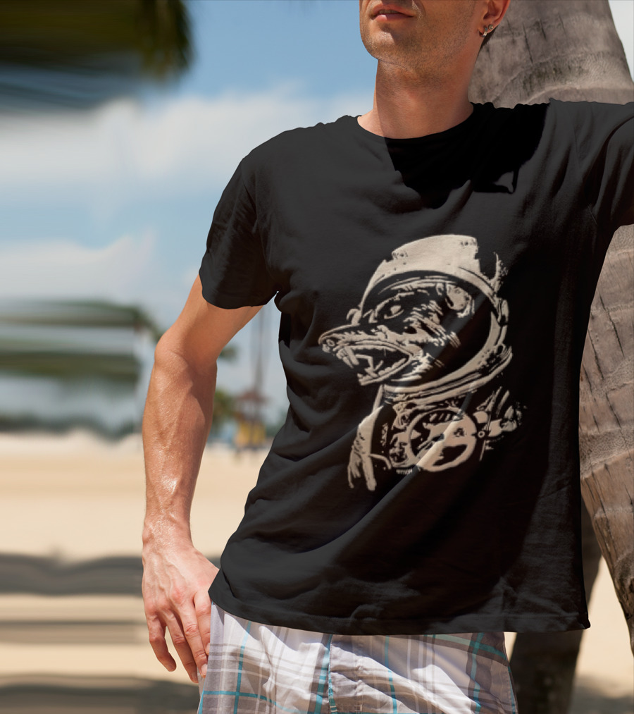 Grissom Space Dog In Astronaut Suit T-Shirt