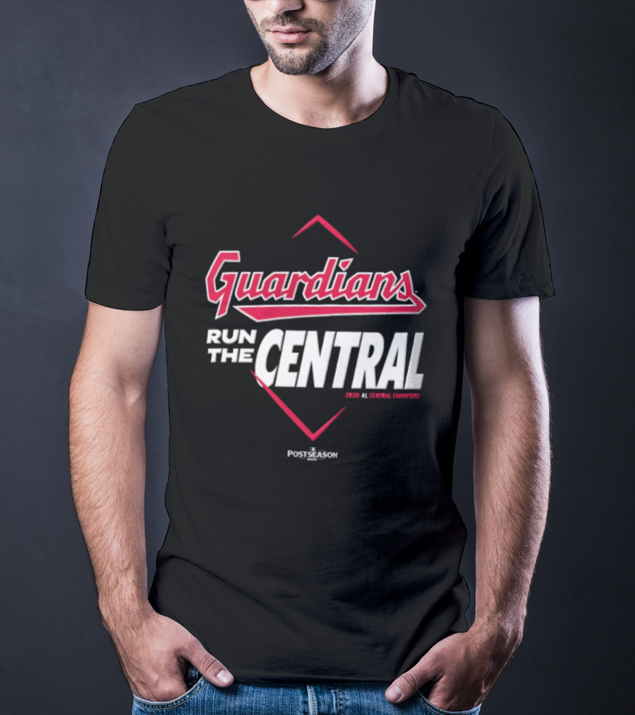 Guardians Run The Central Cleveland Guardians MLB 2025 T-Shirt