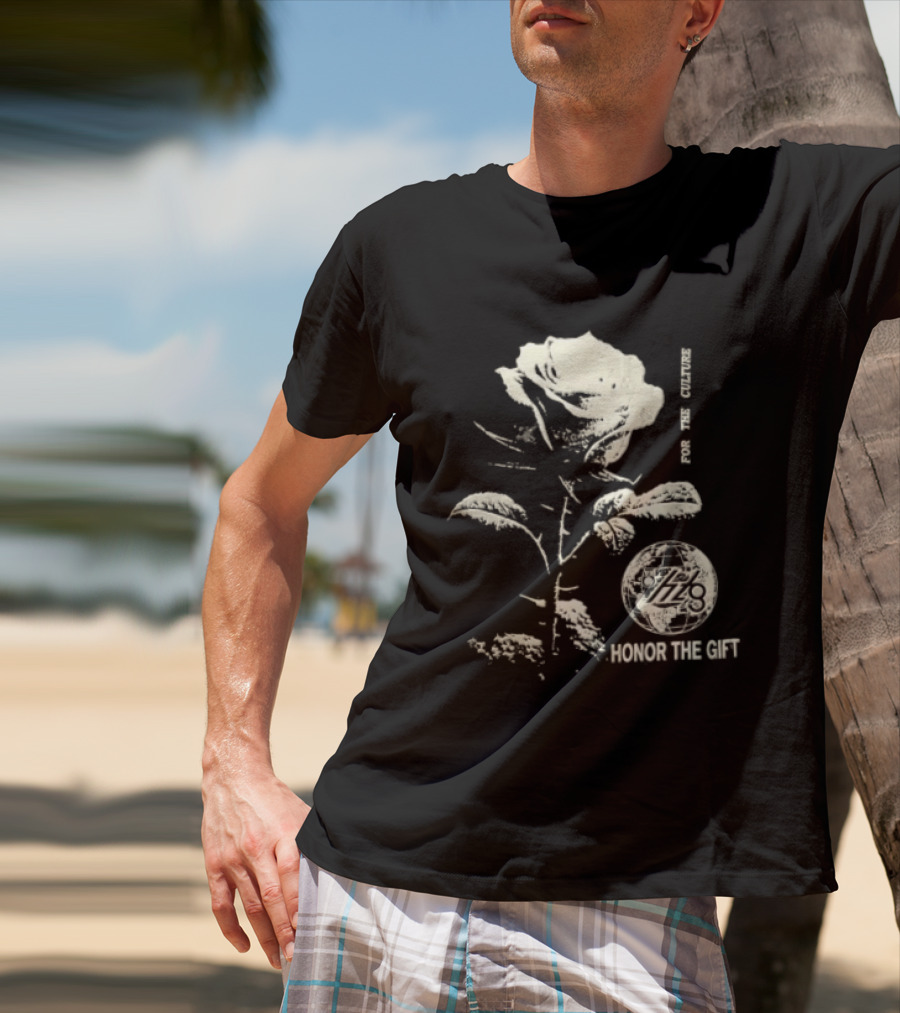 Honor The Gift Large Rose Globe For The Culture T-Shirt