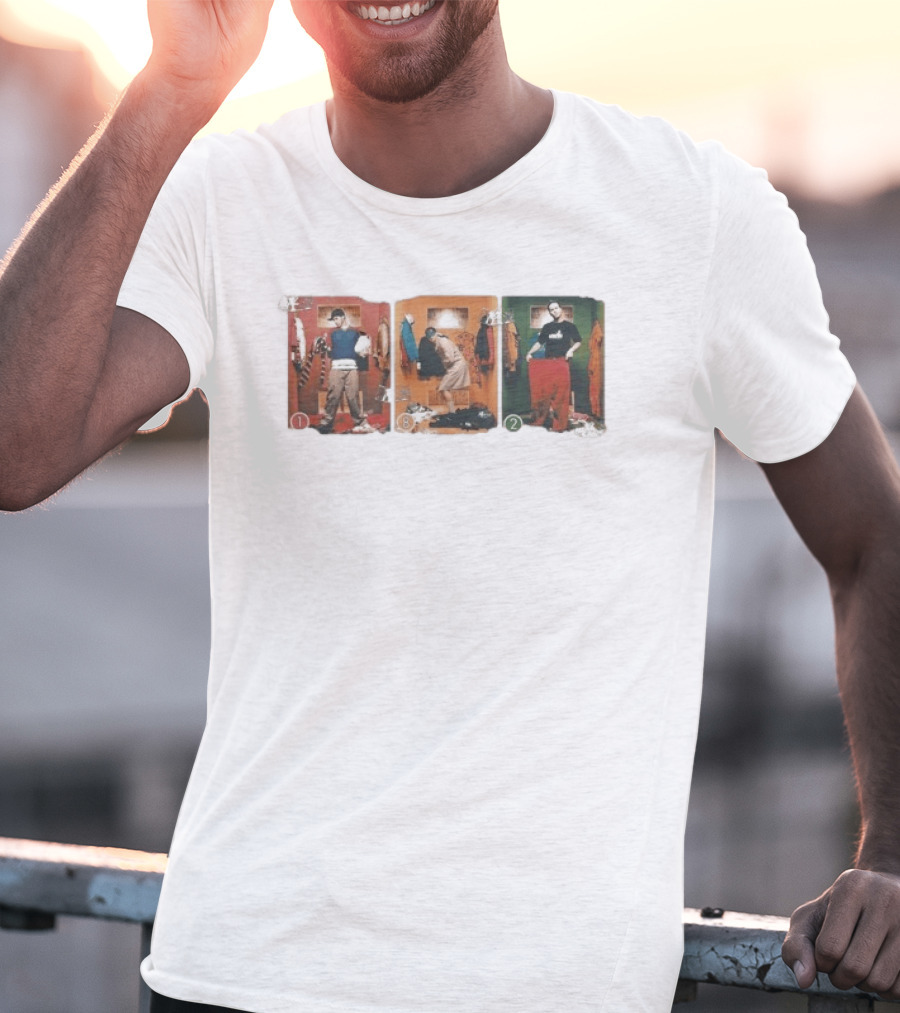 Blink 182 Take Off Your Pants And Jacket Changing Room Photo Sequence T-Shirt
