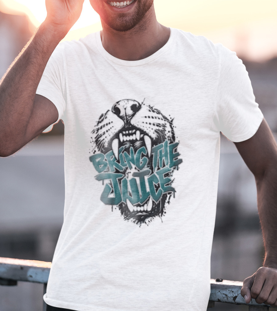 Bring The Juice Roaring Jaguar Head T-Shirt